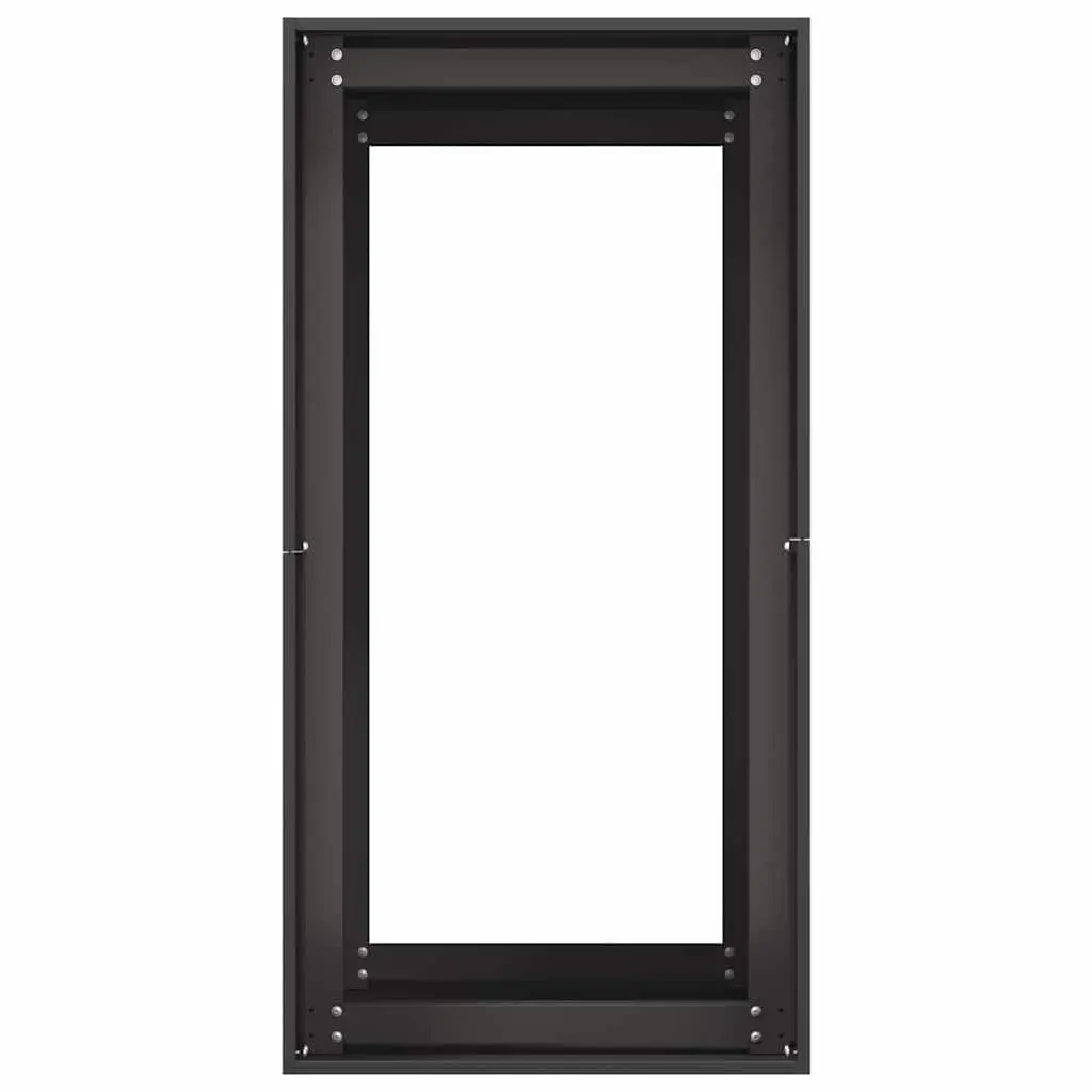 Steel Planter Box Outdoor Garden Bed 40x80x80 cm Black