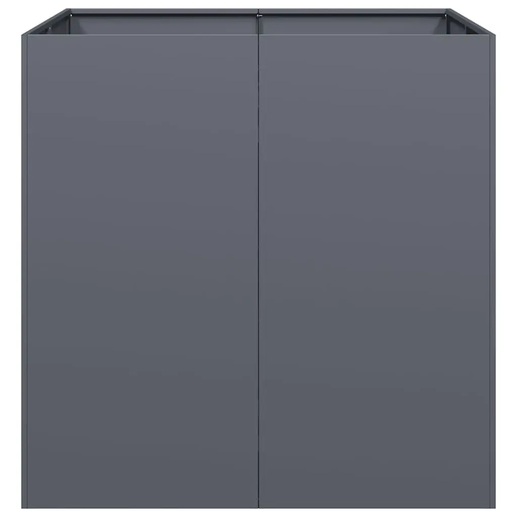 Steel Planter Box Outdoor Garden 80x80x80 cm