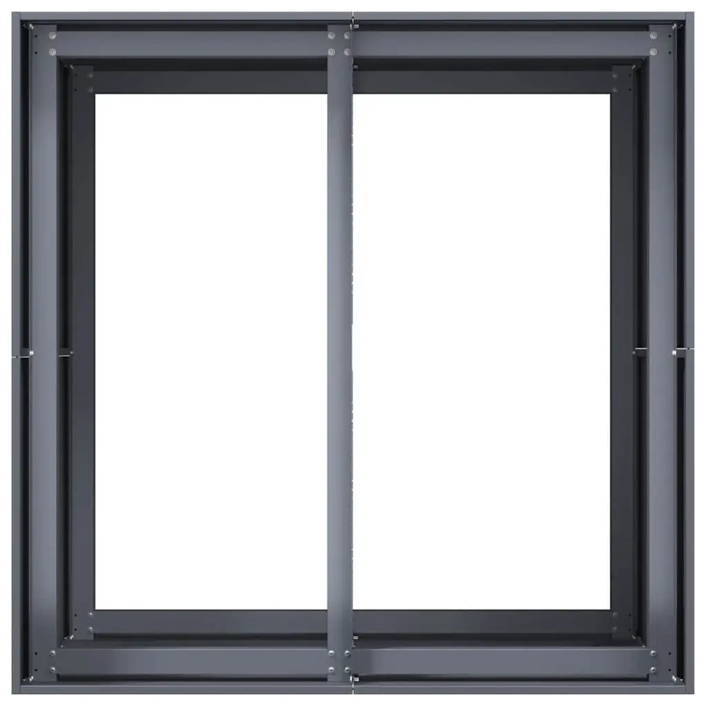 Steel Planter Box Outdoor Garden 80x80x80 cm