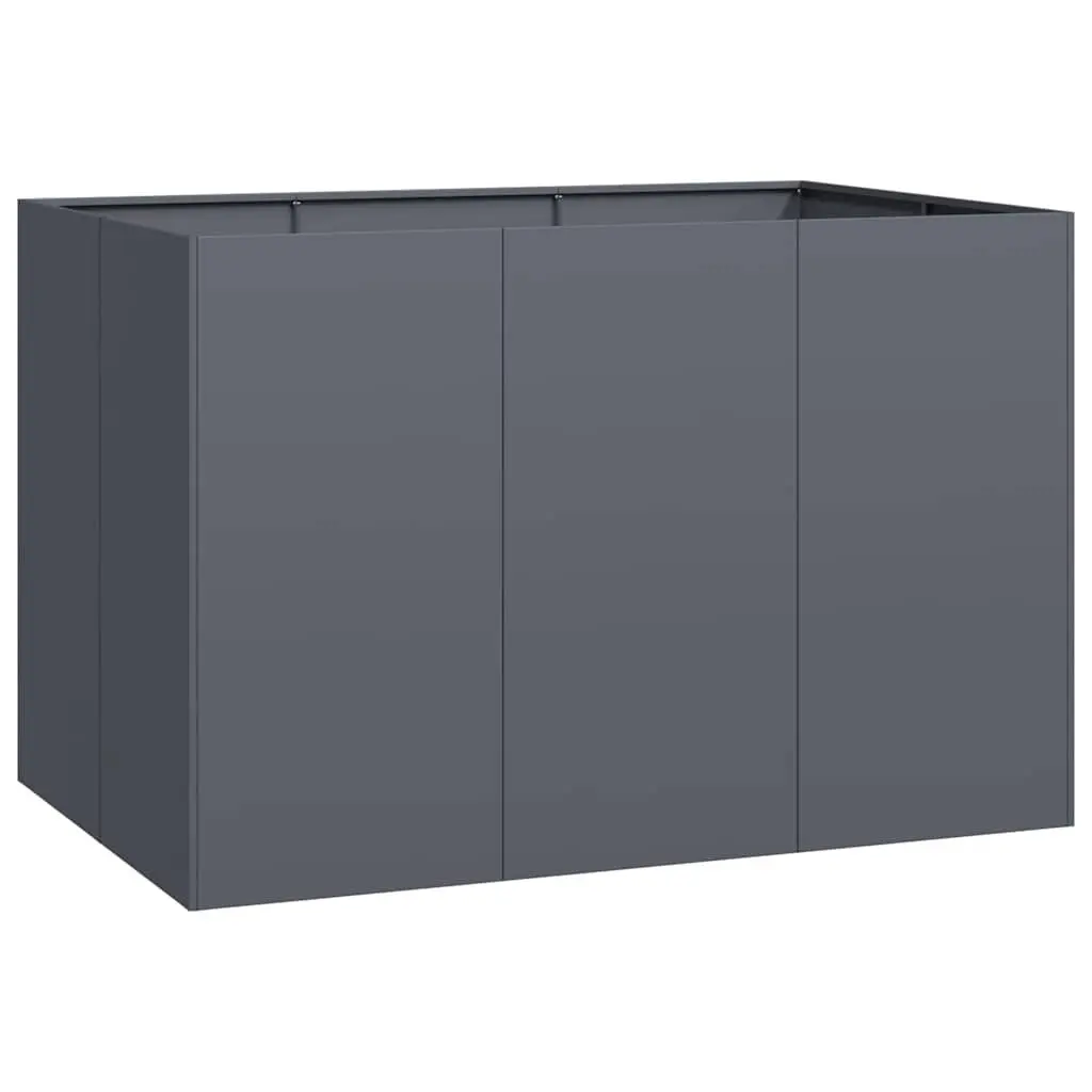 Anthracite Steel Raised Garden Planter