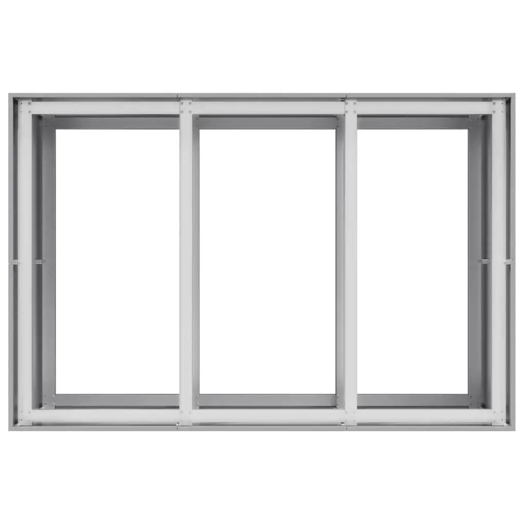 Galvanised Steel Planter Raised Garden Bed Outdoor 120x80x80 cm