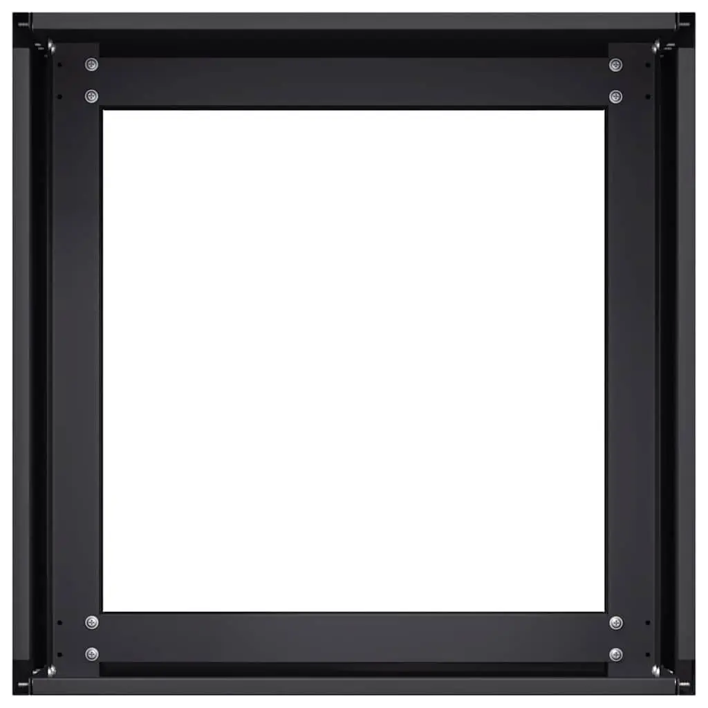 Steel Planter Box Outdoor Patio 40x40x30cm Black