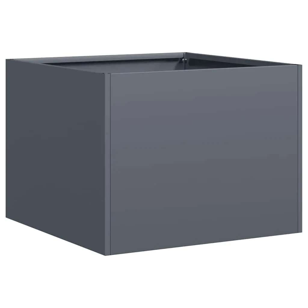 Steel Planter Box Outdoor Garden 40x40x30 cm