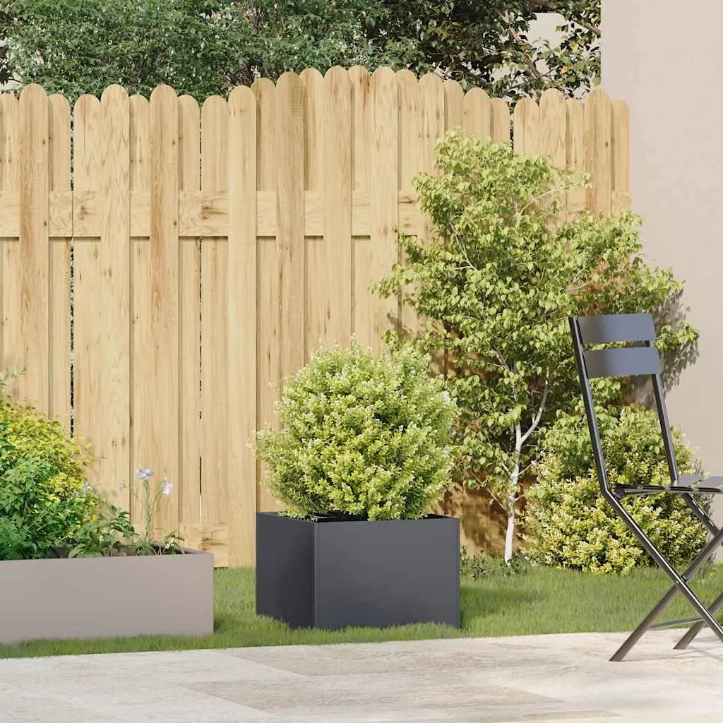 Steel Planter Box Outdoor Garden 40x40x30 cm