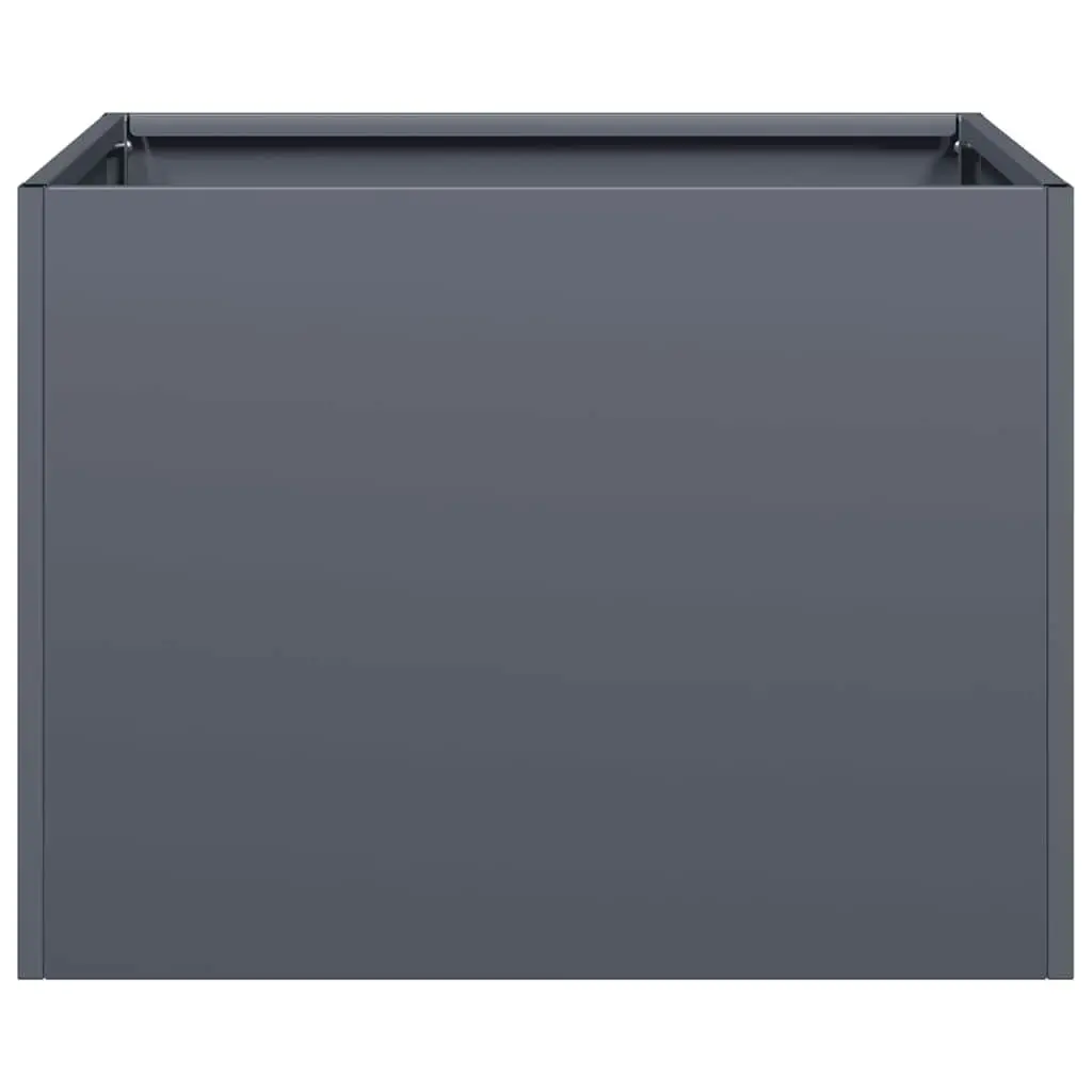 Steel Planter Box Outdoor Garden 40x40x30 cm