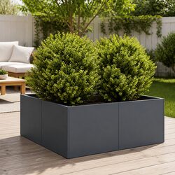 Specifications of Anthracite Steel Raised Bed 80x80x30cm