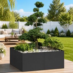 Dimensions and Features of Black Steel Planter Box