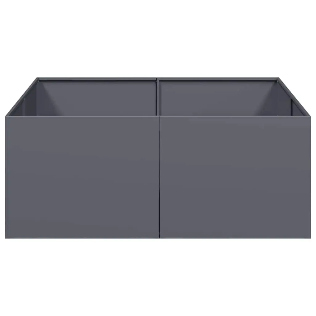 Steel Raised Garden Planter Box Outdoor 100x100x40 cm