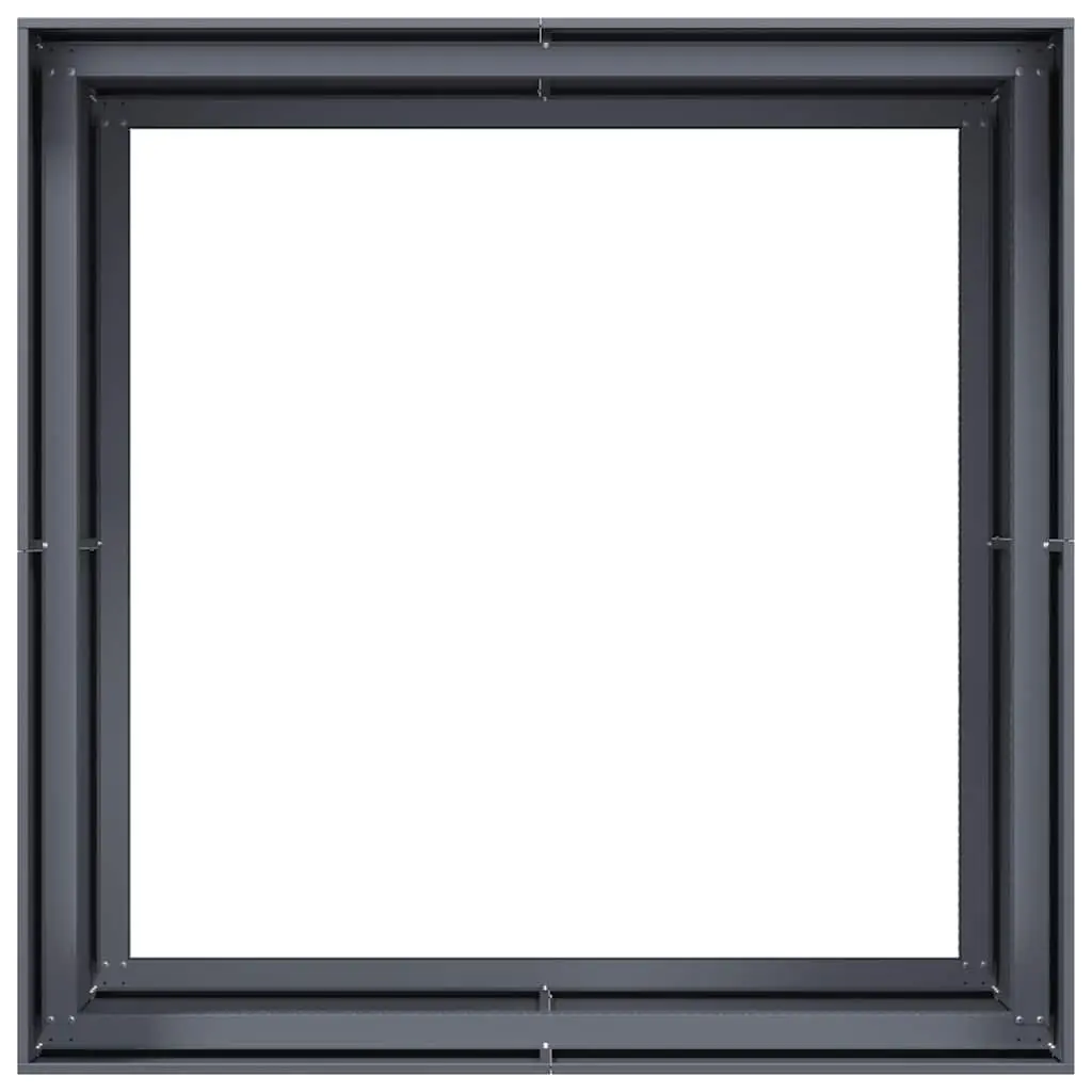 Steel Raised Planter Box for Garden Outdoor Use 100L x 100W x 80H cm Anthracite