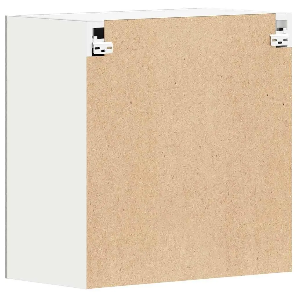 Wall-Mounted Kitchen Cabinet Engineered Wood Grey 60x31x60cm Storage Unit
