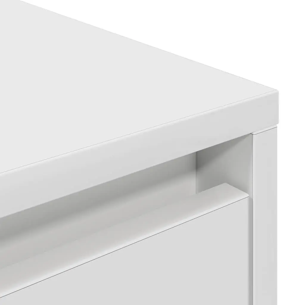 TV Cabinet with RGB LED Lights Storage Unit White Living Room Furniture