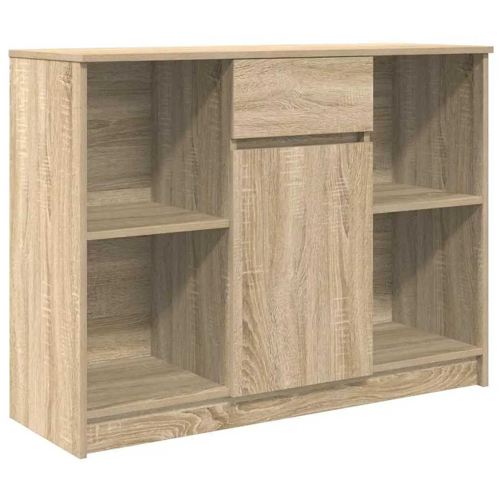 Brown Engineered Wood Sideboard Cabinet