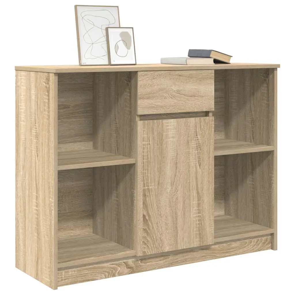 Brown Engineered Wood Sideboard Cabinet