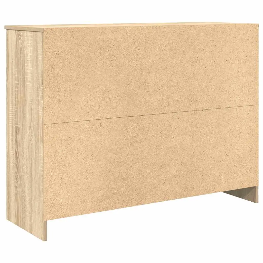 Brown Engineered Wood Sideboard Cabinet