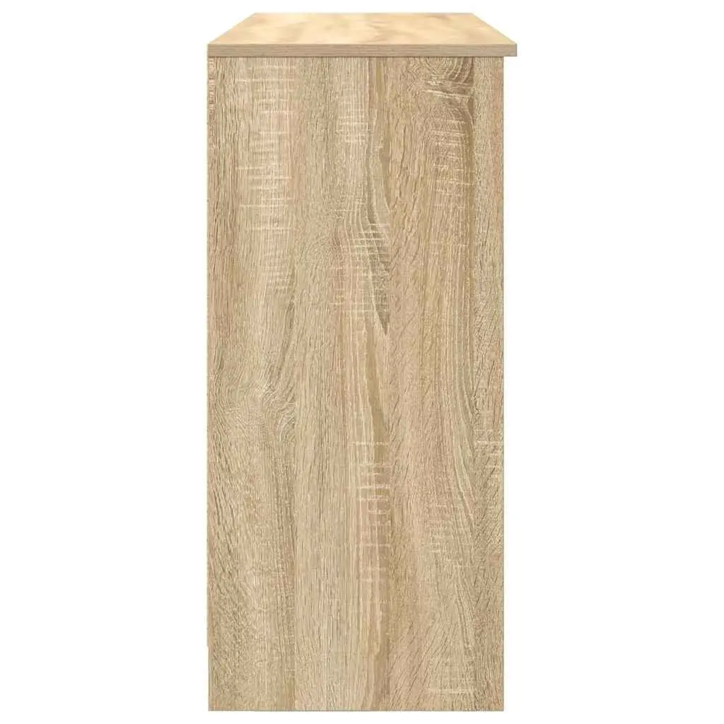 Brown Engineered Wood Sideboard Cabinet