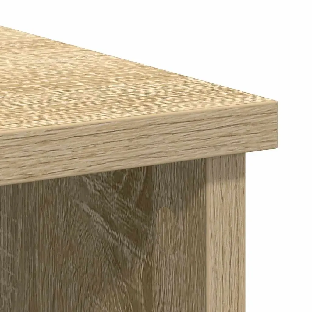 Brown Engineered Wood Sideboard Cabinet