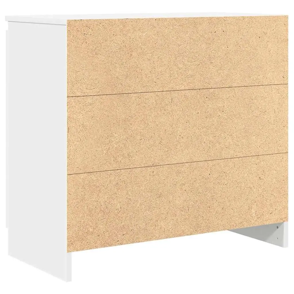 Sideboard Storage Cabinet White Engineered Wood Door Drawer Hallway Living Room