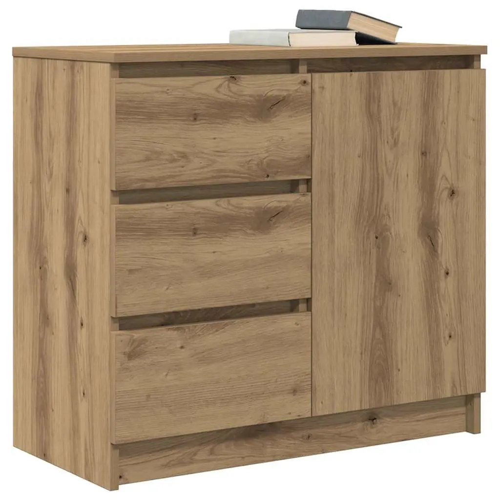 Engineered Wood Sideboard Storage Cabinet, 71W x 35D x 65H cm