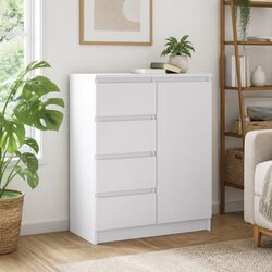 Specifications of White Sideboard Cabinet - 71W x 35D x 84H cm