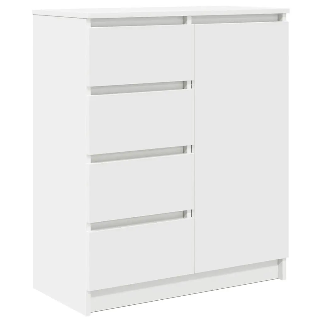 White Sideboard Cabinet for Living Room 71W x 35D x 84H cm