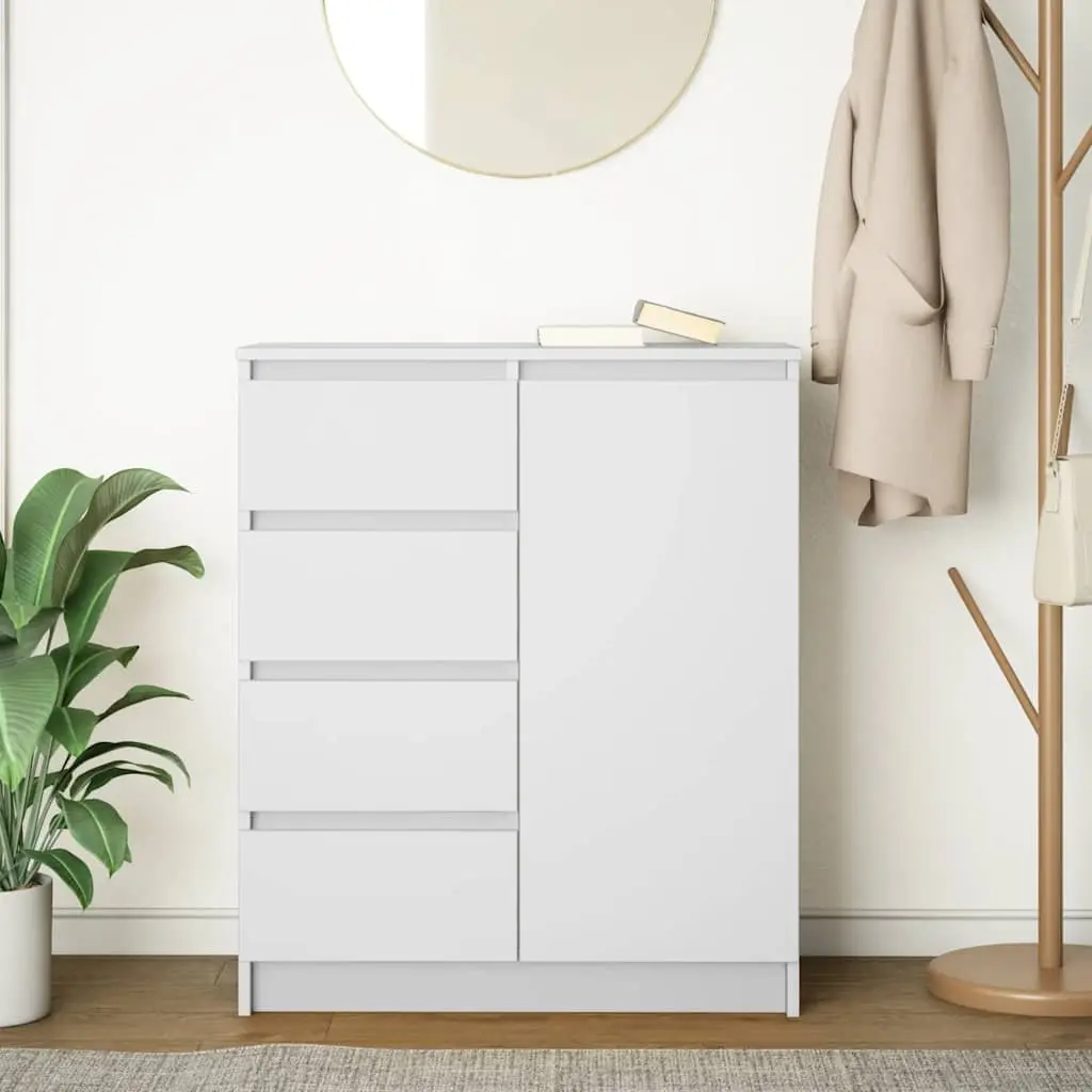 White Sideboard Cabinet for Living Room 71W x 35D x 84H cm