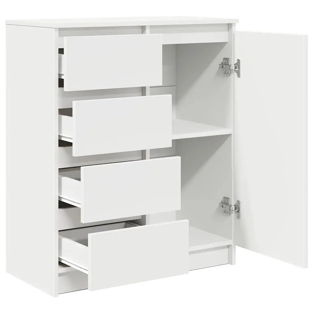 White Sideboard Cabinet for Living Room 71W x 35D x 84H cm