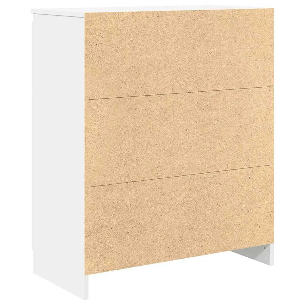 White Sideboard Cabinet for Living Room 71W x 35D x 84H cm