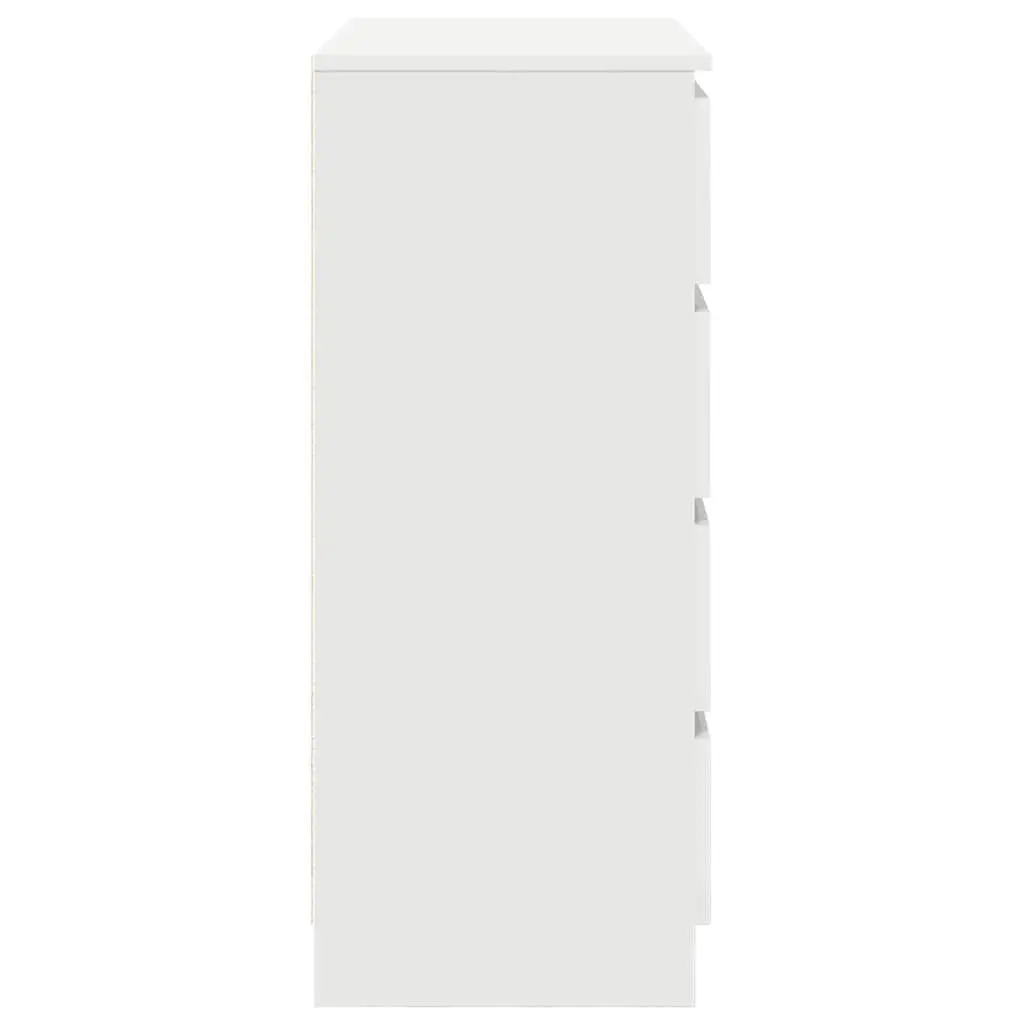 White Sideboard Cabinet for Living Room 71W x 35D x 84H cm