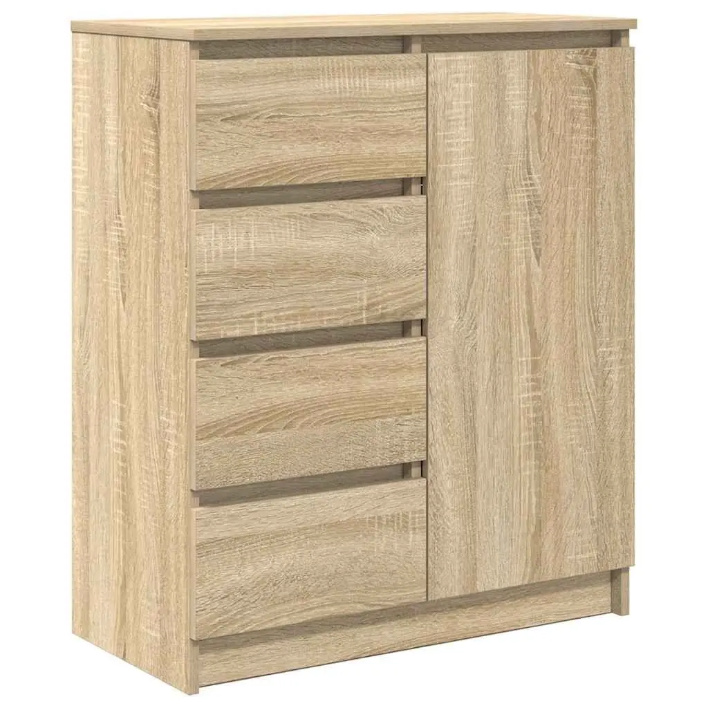 Sideboard Storage Cabinet for Living Room Dining Room Home Office Bedroom 71W x 35D x 84H cm Brown Engineered Wood