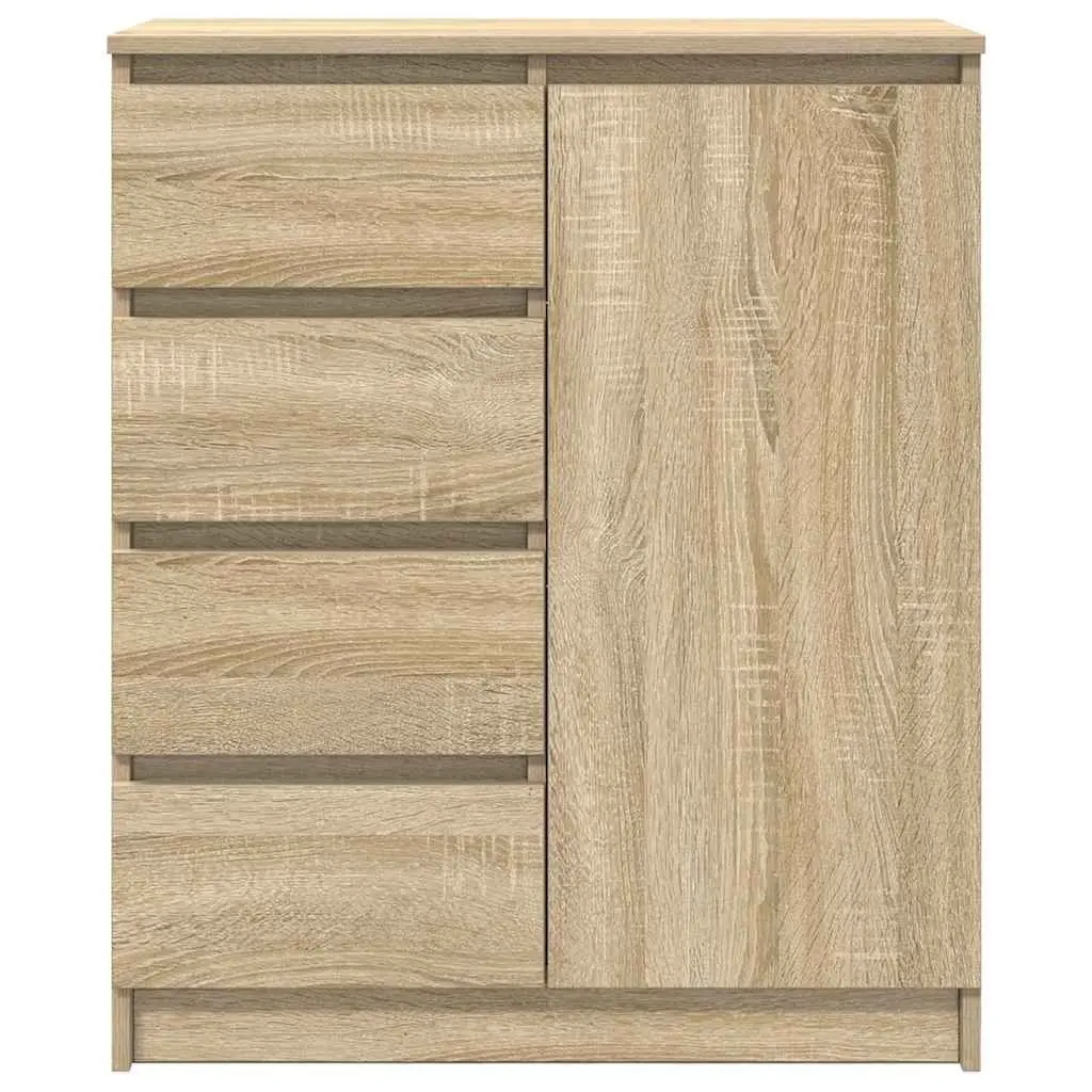 Sideboard Storage Cabinet for Living Room Dining Room Home Office Bedroom 71W x 35D x 84H cm Brown Engineered Wood