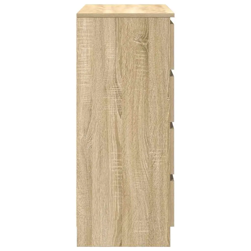 Sideboard Storage Cabinet for Living Room Dining Room Home Office Bedroom 71W x 35D x 84H cm Brown Engineered Wood
