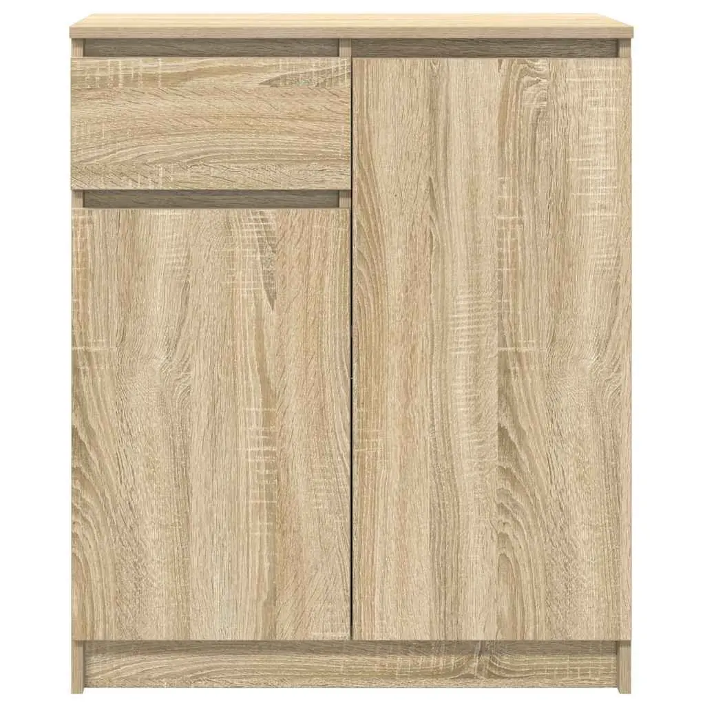 Sideboard Storage Cabinet for Living Room 71 x 35 x 84 cm Brown Engineered Wood