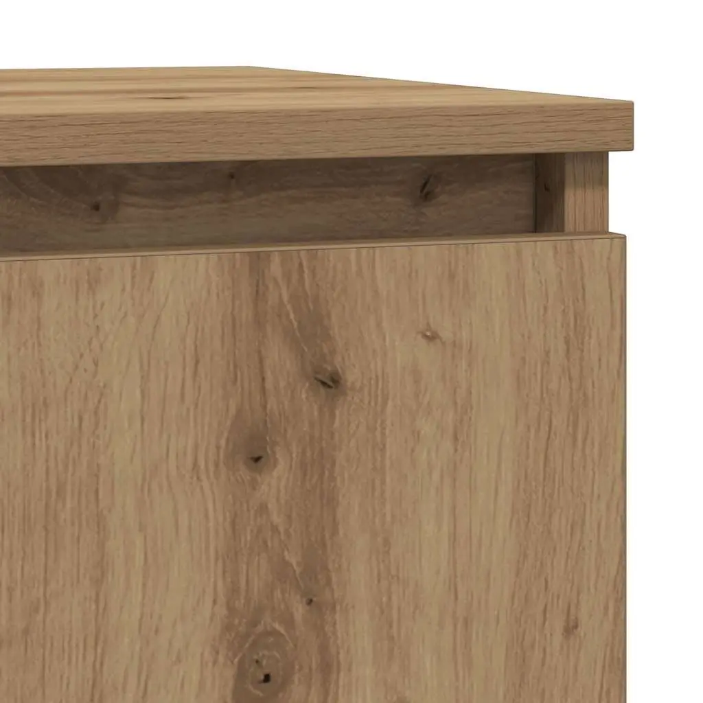 Sideboard Storage Cabinet for Living Room 71W x 35D x 84H cm Brown Engineered Wood