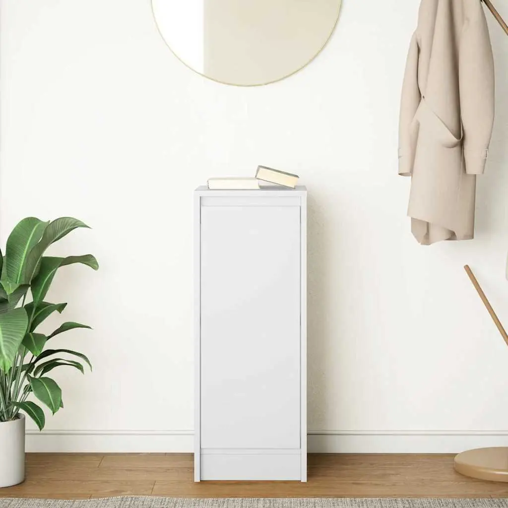 White Engineered Wood Sideboard