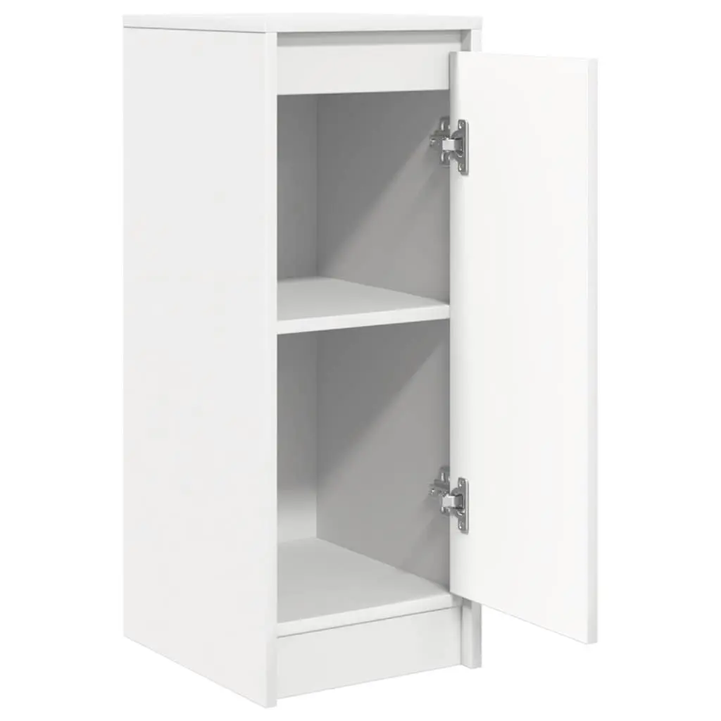 White Engineered Wood Sideboard