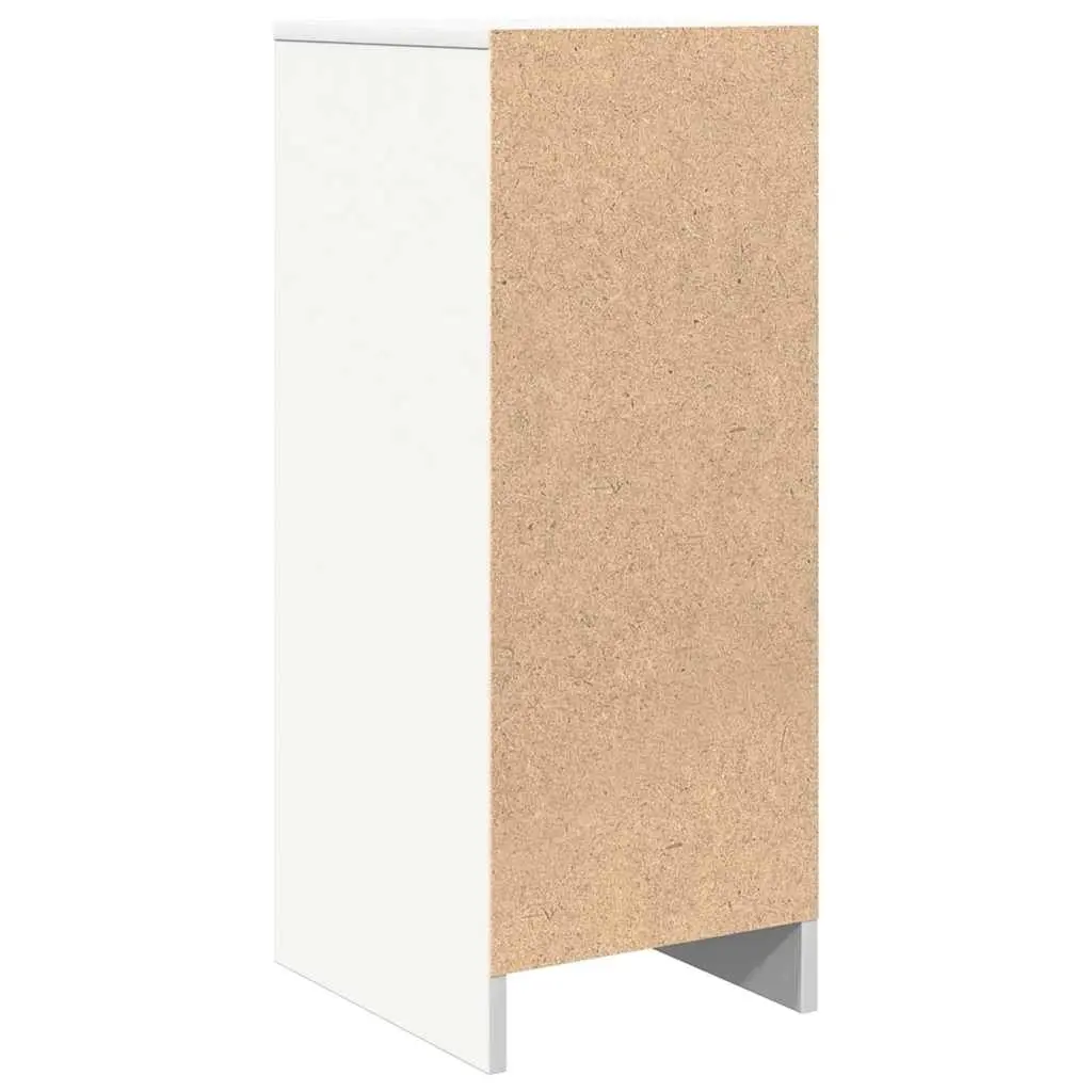 White Engineered Wood Sideboard