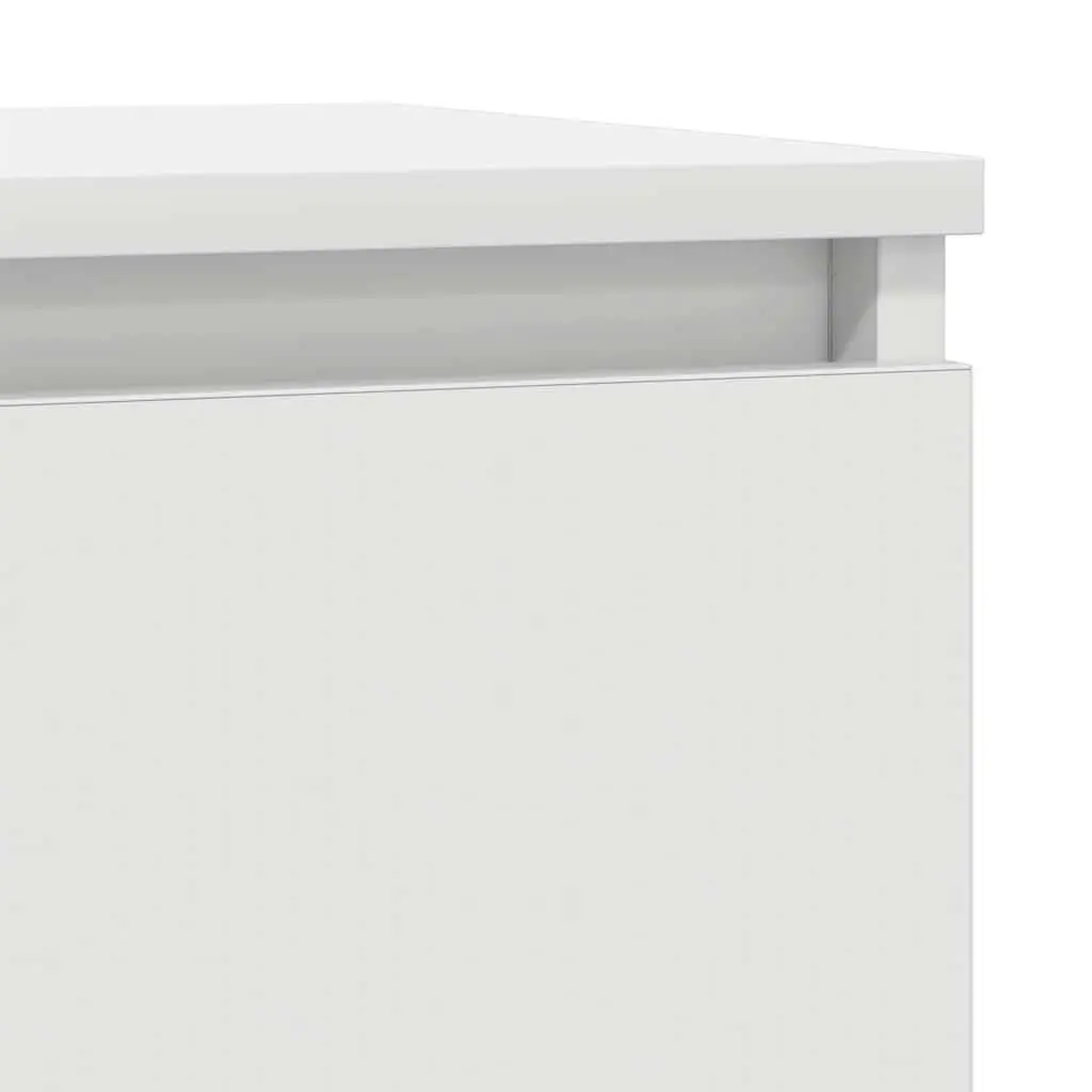 White Engineered Wood Sideboard