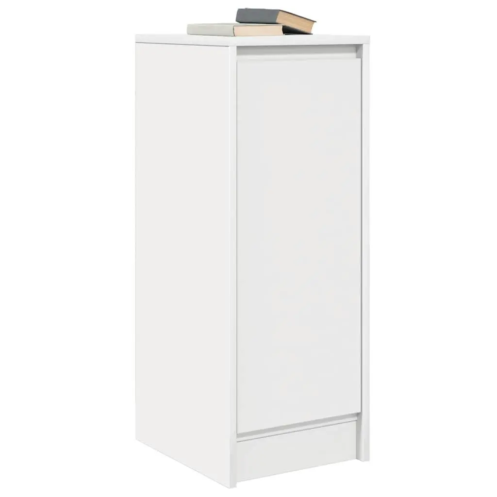 White Engineered Wood Sideboard