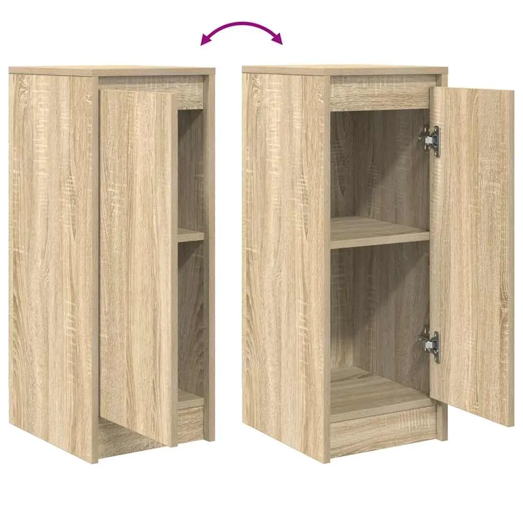 Brown Engineered Wood Sideboard Cabinet