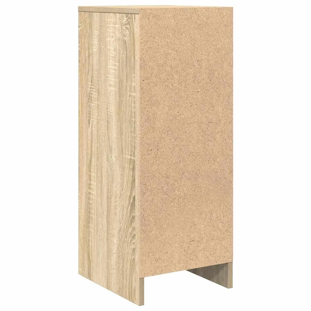 Brown Engineered Wood Sideboard Cabinet