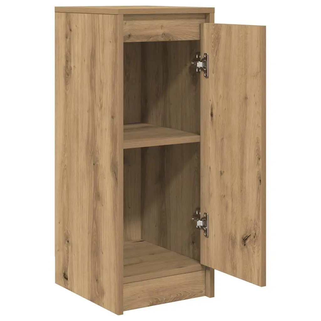 Sideboard Storage Cabinet for Dining Room Kitchen Bedroom 29.5 x 34 x 76 cm Brown Engineered Wood Buffet Cupboard Door Organiser
