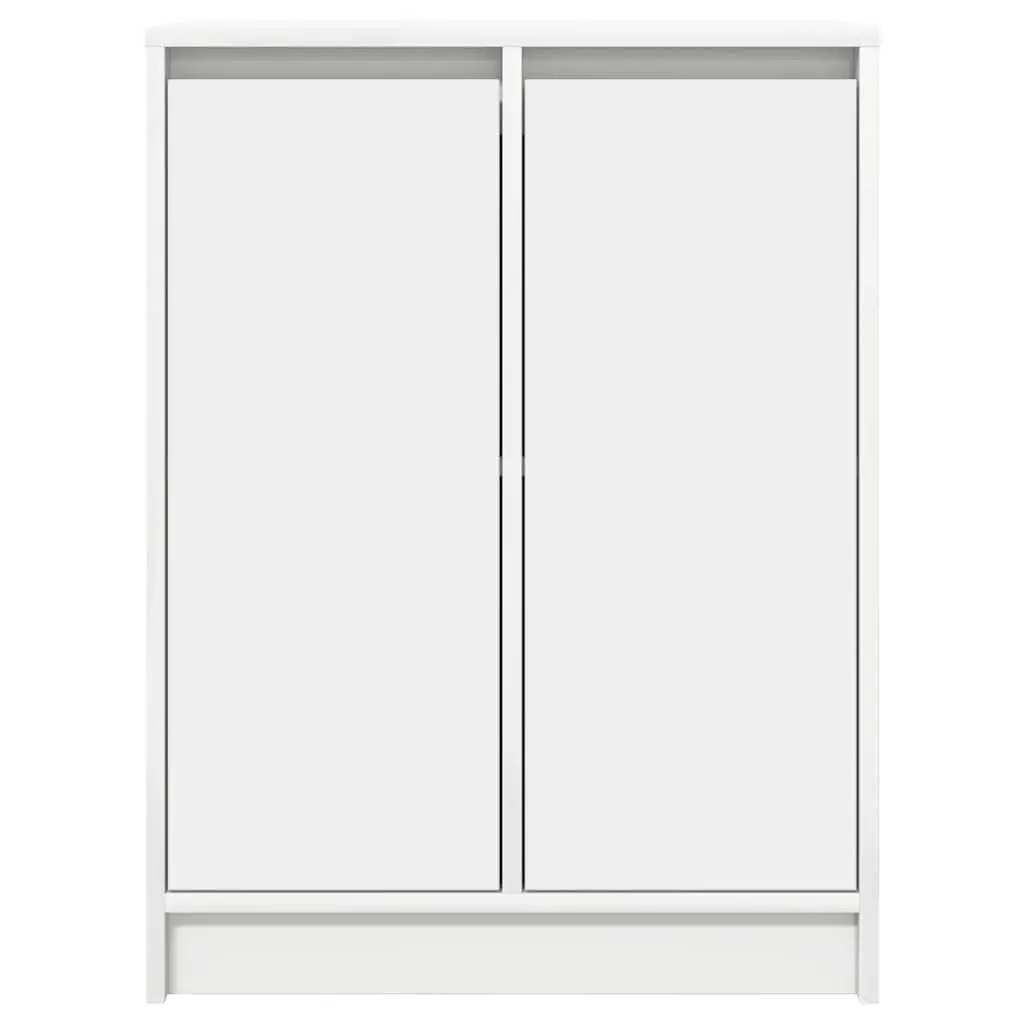Sideboard Storage Cabinet White Engineered Wood Buffet Cupboard Bedroom Entryway 57L x 34W x 76H cm