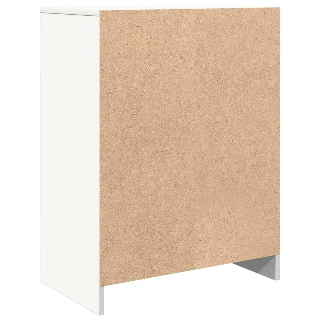 Sideboard Storage Cabinet White Engineered Wood Buffet Cupboard Bedroom Entryway 57L x 34W x 76H cm
