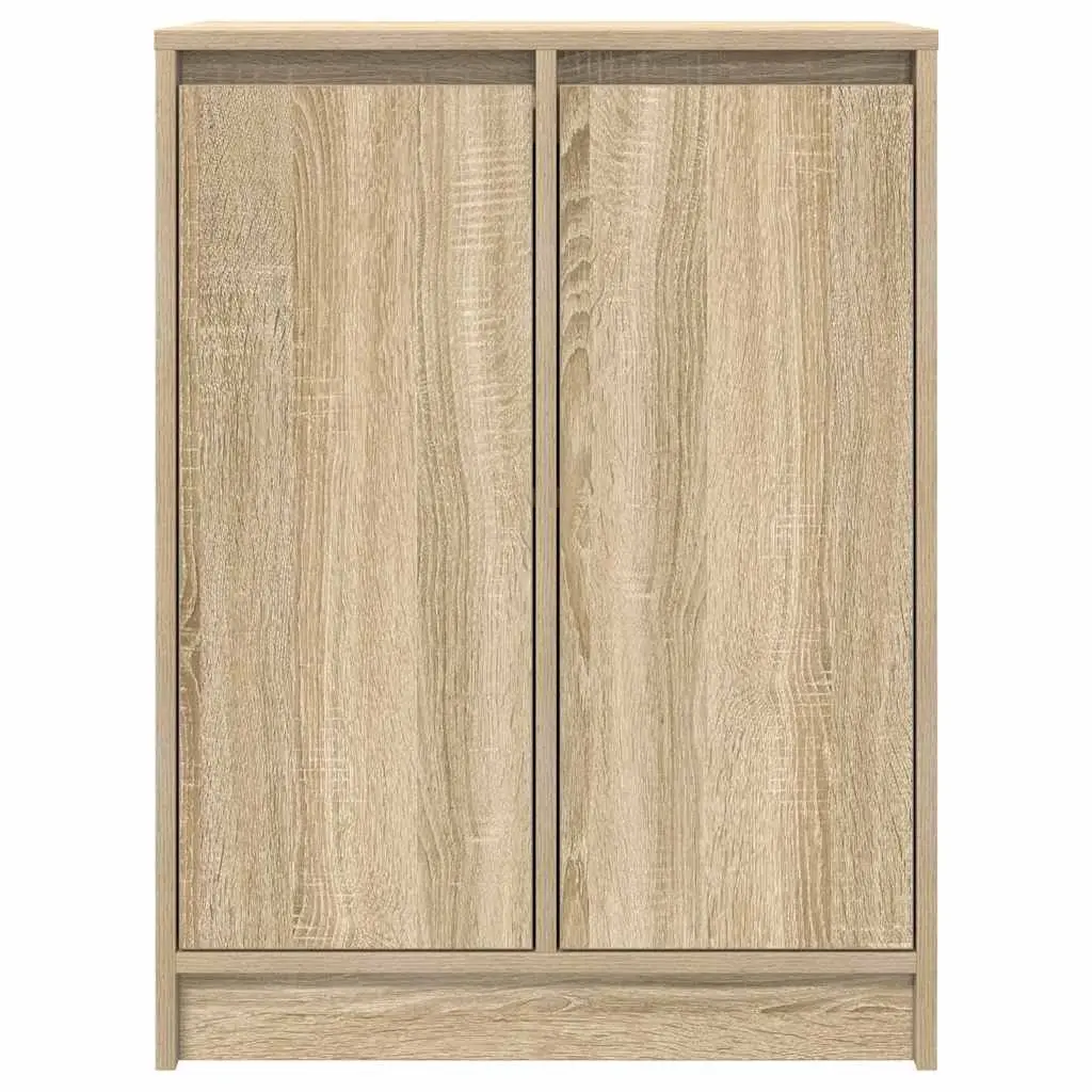Sideboard Storage Cabinet for Dining Room Kitchen Bedroom Bathroom Living Area Brown Engineered Wood 57 x 34 x 76 cm