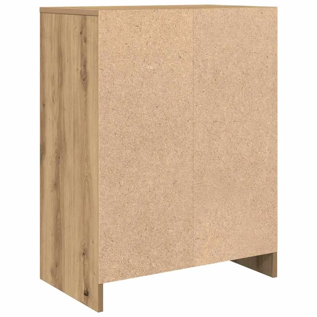 Sideboard Brown Engineered Wood Storage Cabinet Buffet Kitchen Dining Room