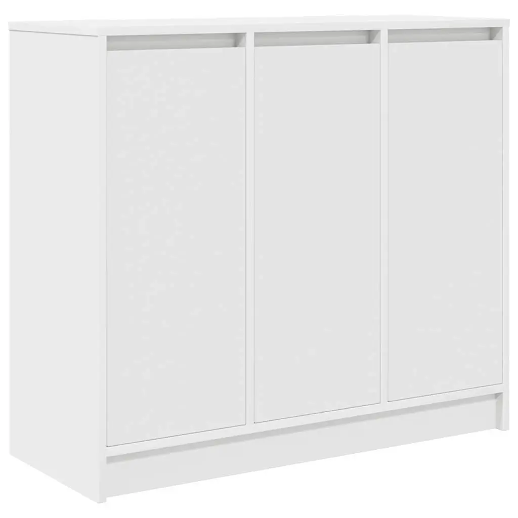 Sideboard Cabinet for Dining Room 85x34x76cm Engineered Wood Storage White