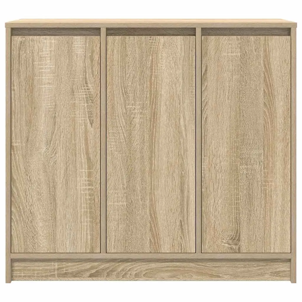 Sideboard Storage Cabinet for Dining Room Bedroom Kitchen 85x34x76 cm Engineered Wood Sonoma Oak