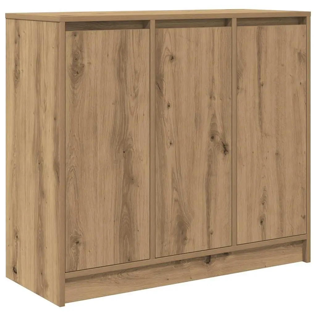 Sideboard Buffet Cabinet Storage Engineered Wood Brown 85x34x76cm