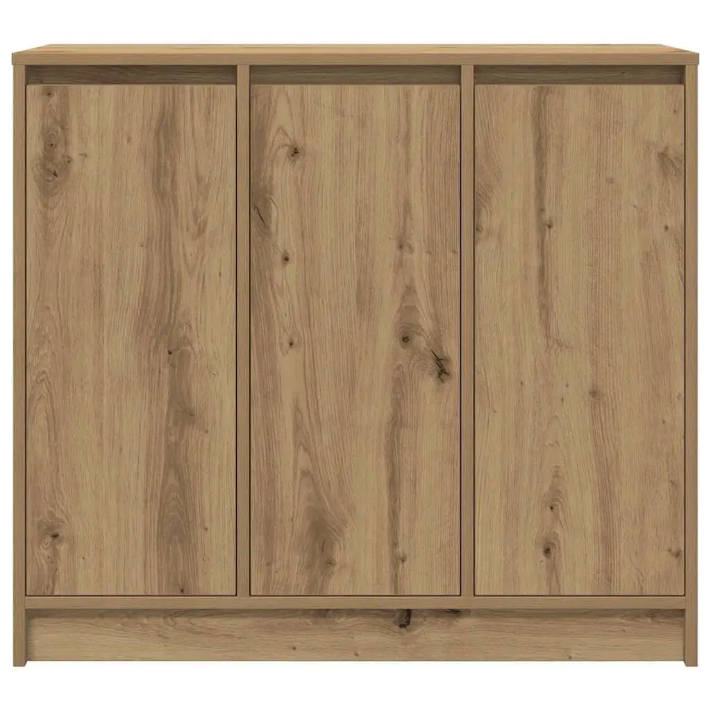 Sideboard Buffet Cabinet Storage Engineered Wood Brown 85x34x76cm