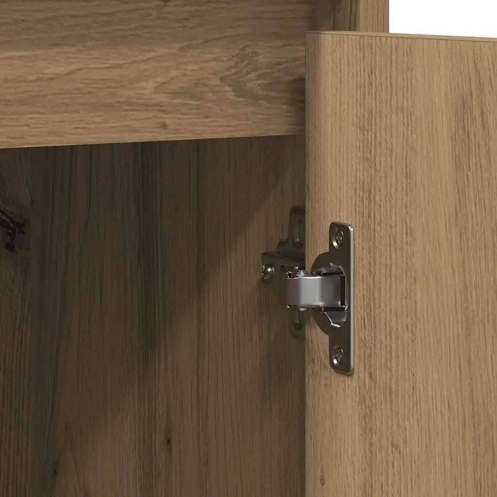 Sideboard Buffet Cabinet Storage Engineered Wood Brown 85x34x76cm